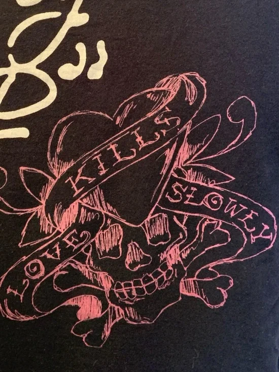 Ed Hardy by Christian Audigier “Love Kills Slowly" Tattoo Design Painted by “ED” - Picture 8 of 9